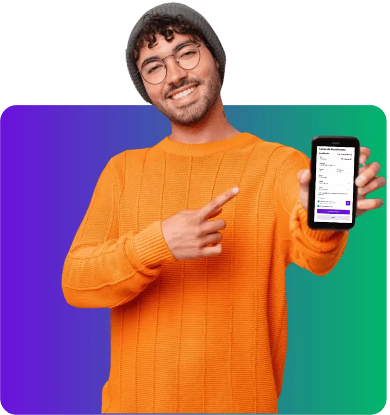 homem-mostrando-tela-celular-política-de-cancelamento